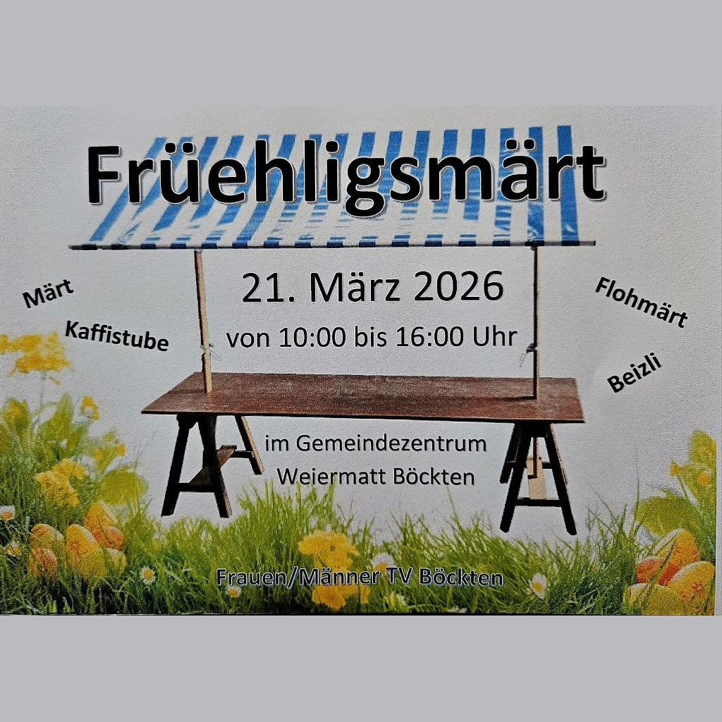 Früehligsmärt 2026 in Böckten